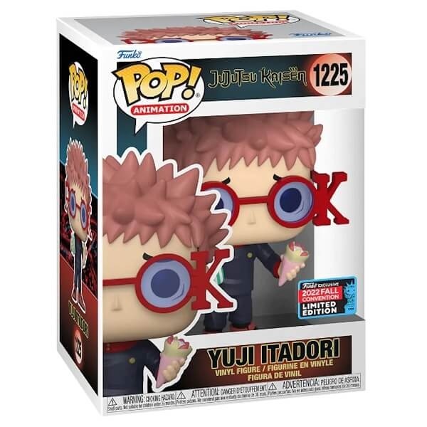 Funko POP Animation Jujutsu Kaisen - Yuji Itadori 1225 Vinyl Figure 2022 Fall Convention Exclusive
