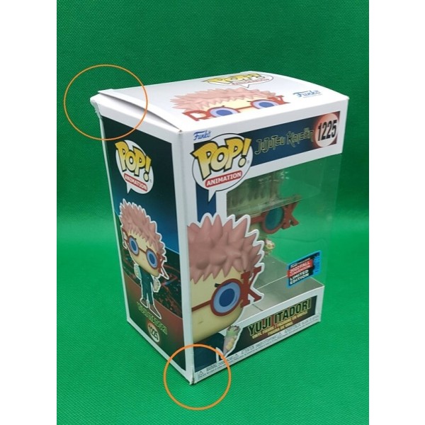 Funko POP Animation Jujutsu Kaisen - Yuji Itadori 1225 Vinyl Figure 2022 Fall Convention Exclusive (Damaged Box)