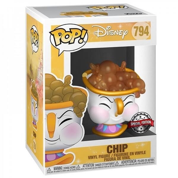 Funko POP Disney Beauty and the Beast - Chip 794 Vinyl Figure Special Edition Exclusive 