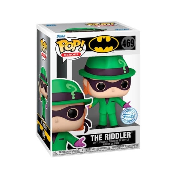 Funko POP Heroes DC Super Heroes - The Riddler 469 Vinyl Figure Special Edition Exclusive
