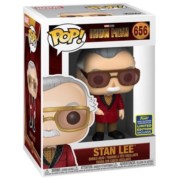 Funko POP Marvel Iron Man - Stan Lee 656 Bobble-Head 2020 Summer Convention 2020 Exclusive