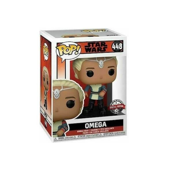 Funko POP Movies Star Wars - Omega 448 Bobble-Head Special Edition Exclusive 