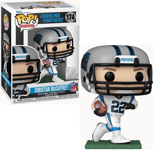 Funko POP NFL Panthers - Christian McCaffrey 174 Vinyl Figure 
