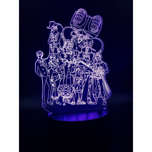 Διακοσμητικό Φωτιστικό One Piece 3d Acrylic Led Light USB