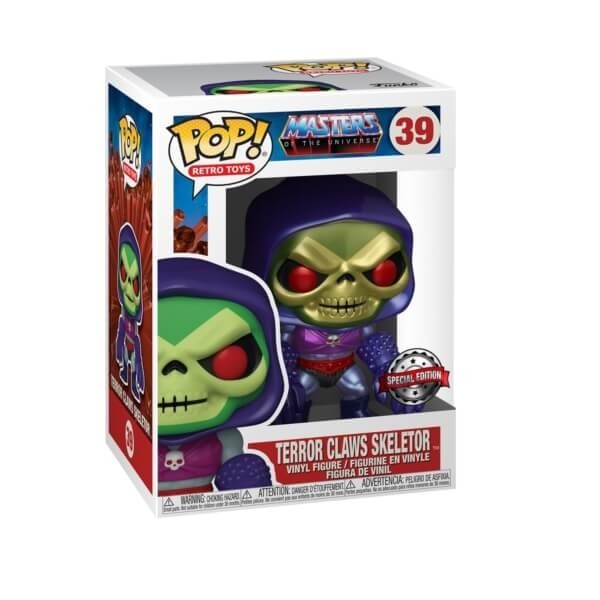 Funko POP Retro Toys Masters of the Universe - Terror Claws Skeletor (Metallic) 39 Vinyl Figure Special Edition