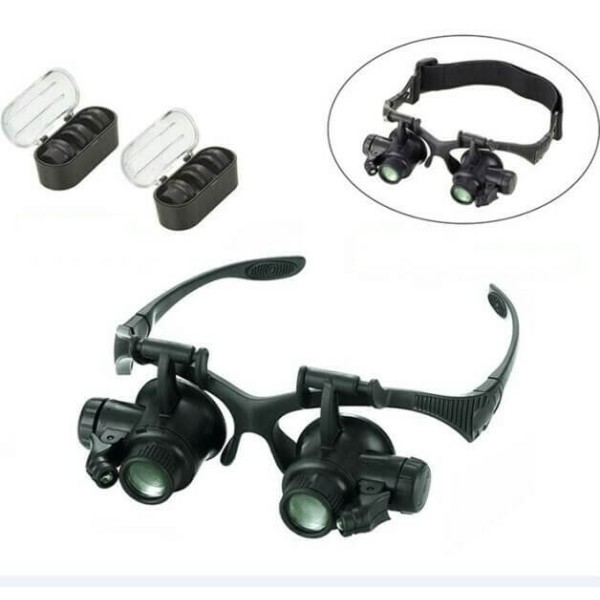 Γυαλιά - Μεγεθυντικός Φακός Κεφαλής με Ζουμ 25x και Φωτισμό LED