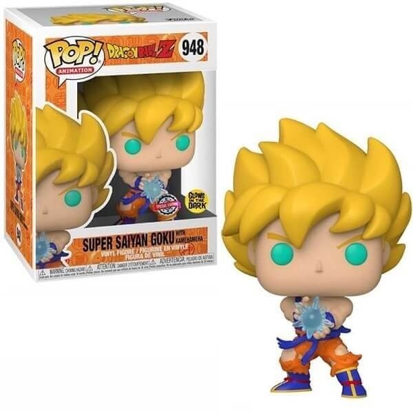Funko POP Animation Dragon Ball Z - Super Saiyan Goku with Kamehamera GiTD 948 Vinyl Figure Exclusive
