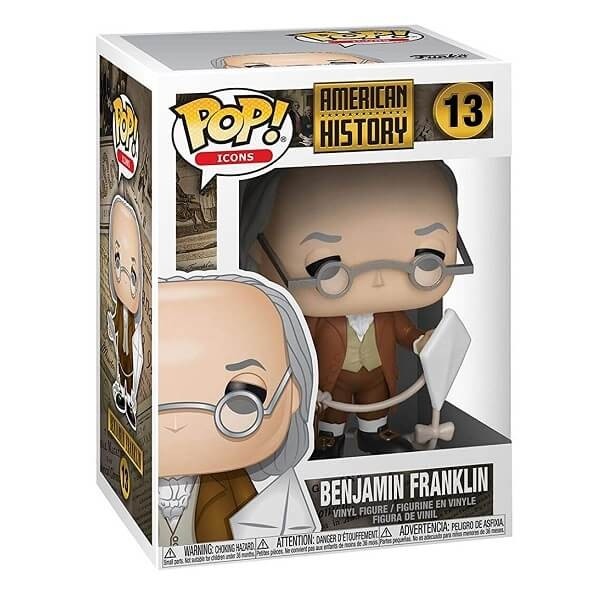 Funko POP Icons American History - Benjamin Franklin 13 Vinyl Figure