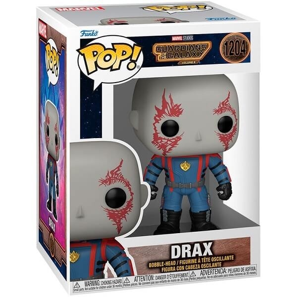 Funko POP Marvel Guardians of the Galaxy Vol. 3 - Drax 1204 Bobble-Head