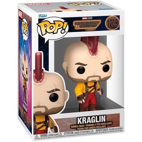 Funko POP Marvel Guardians of the Galaxy Vol. 3 - Kraglin 1209 Bobble-Head