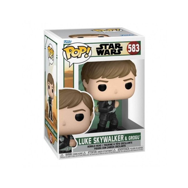 Funko POP Star Wars - Luke Skywalker & Grogu 583 Bobble-Head