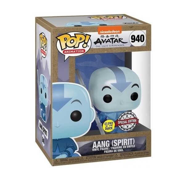 Funko POP Animation Avatar The Last Airbender - Aang (Spirit) 940 GITD Vinyl Figure Exclusive