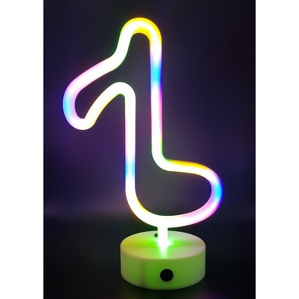 Διακοσμητική Λάμπα Led Νότα - Note Decoration Lamp USB