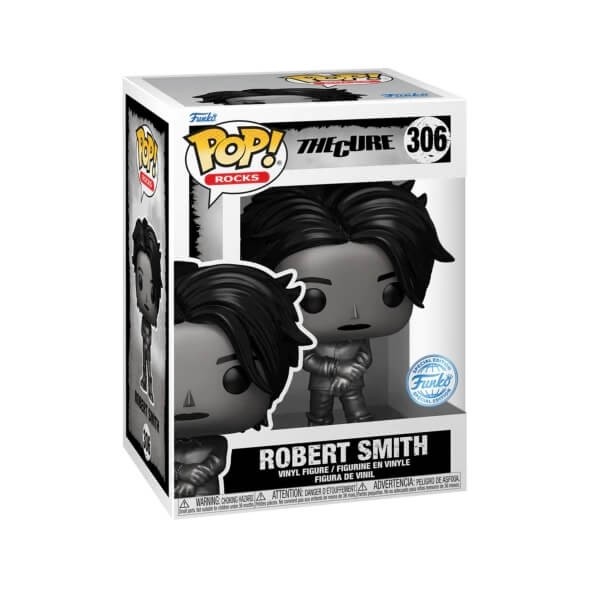 Funko POP Rocks The Cure - Robert Smith (Metallic) 306 Vinyl Figure Special Edition Exclusive