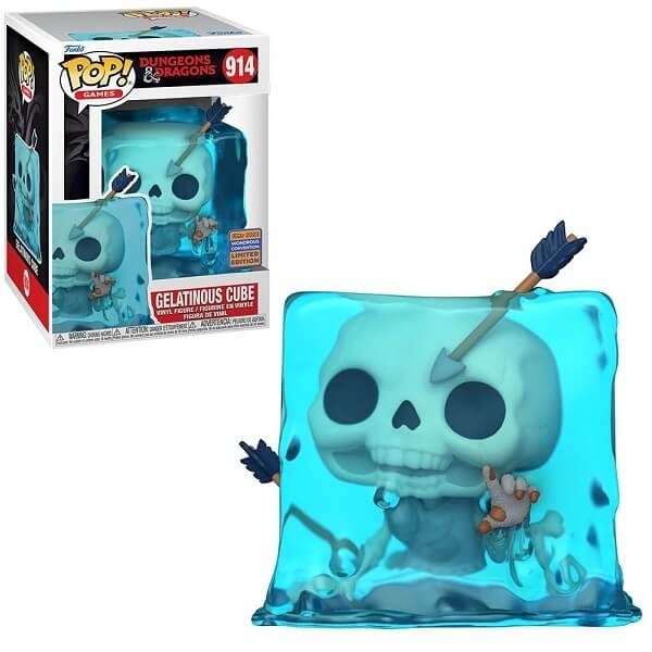 Funko POP Games Dungeons & Dragons - Gelatinous Cube 914 Vinyl Figure Wonderous Convention Limited Edition 
