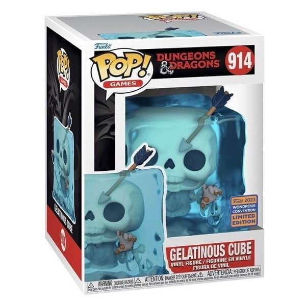 Funko POP Games Dungeons & Dragons - Gelatinous Cube 914 Vinyl Figure Wonderous Convention Limited Edition 