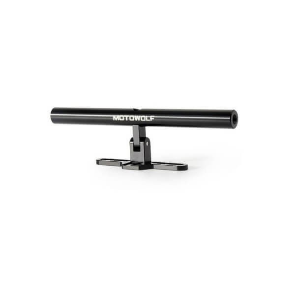 Ρυθμιζόμενη Μπάρα Επέκτασης Μηχανής Για Φώτα - Action Camera Motowolf - Μαύρο