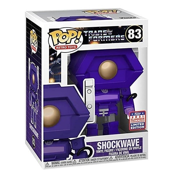 Funko POP Retro Toys Transformers - Shockwave 83 Vinyl Figure Summer Convention 2021 Exclusive
