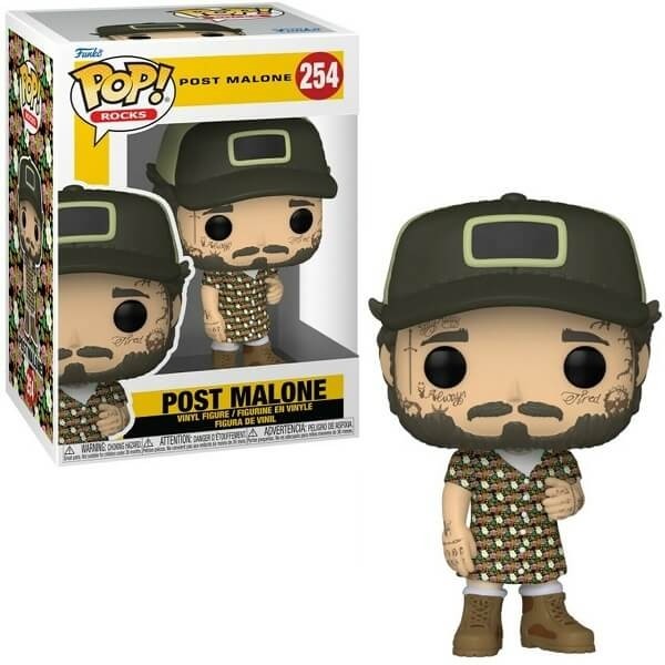 Funko POP Rocks Post Malone - Post Malone 254 Vinyl Figure 