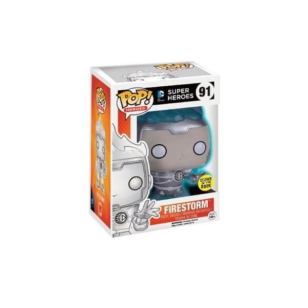 Funko POP Heroes - Firestorm 91 GiTD Vinyl Figure Special Edition Exclusive