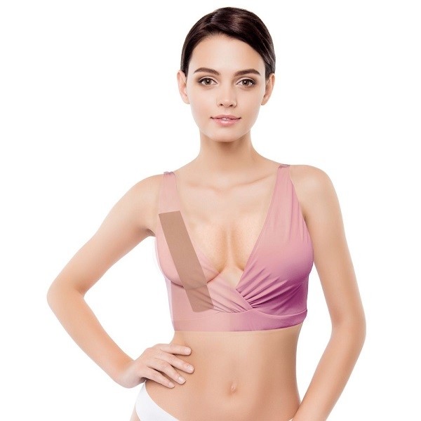 Γυναικεία Αυτοκόλλητη Ταινία Στήθους - Body Tape 5cm x 5m - Μπεζ