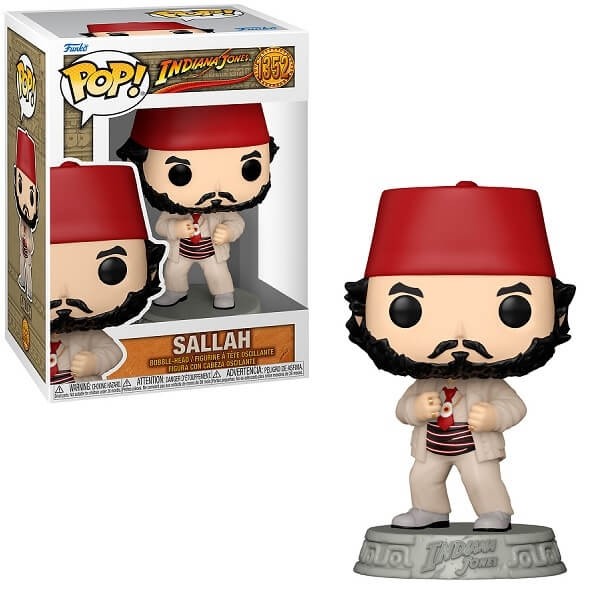 Funko POP Movies Indiana Jones - Sallah 1352 Bobble-Head