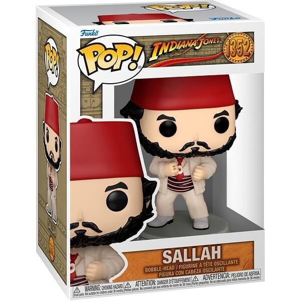 Funko POP Movies Indiana Jones - Sallah 1352 Bobble-Head