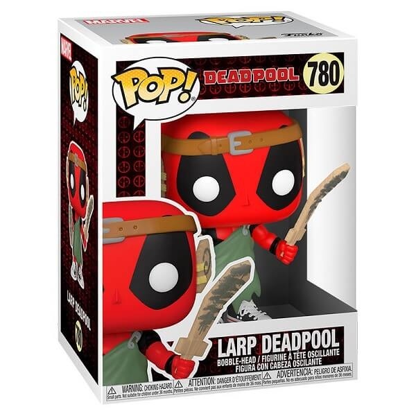 Funko POP Marvel Deadpool - LARP Deadpool 780 Bobble-Head
