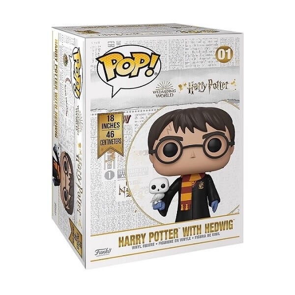 Funko POP Harry Potter - Harry Potter with Hedwig 01 Mega Vinyl Figure 46 εκ. 