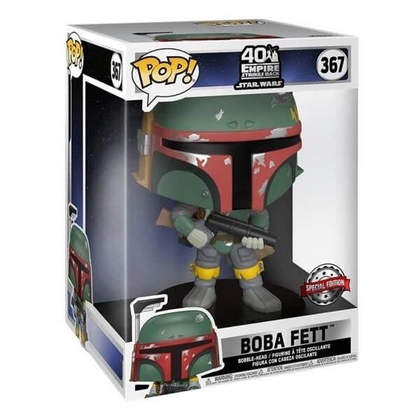 Funko POP Star Wars - Boba Fett 367 10" Jumbo Bobble-Head Special Edition Exclusive