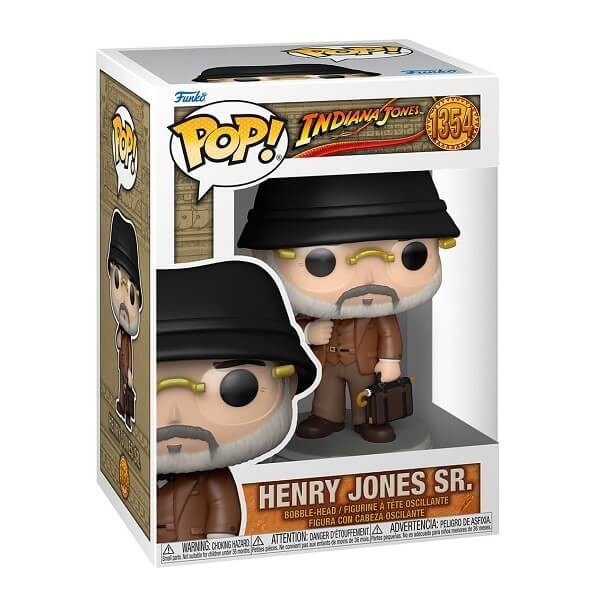Funko POP Movies Indiana Jones - Henry Jones Sr. 1354 Bobble-Head