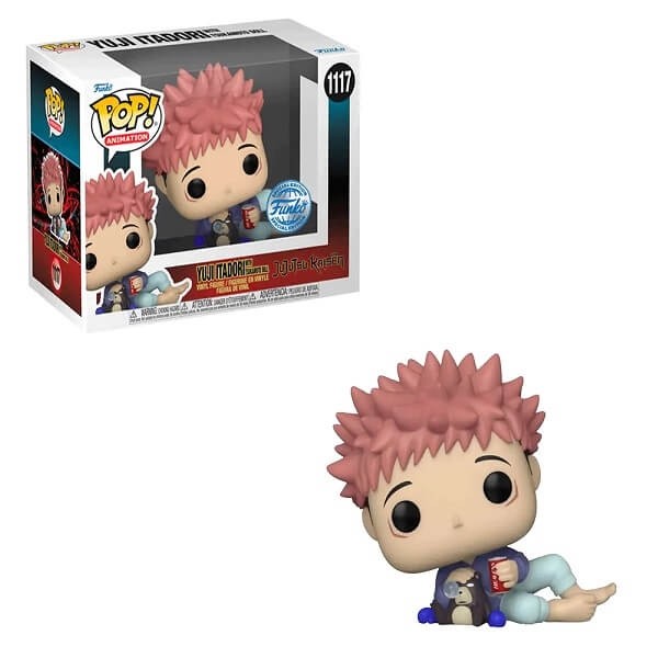 Funko POP Animation Jujutsu Kaisen - Yuji Itadori with Tsukamoto Doll 1117 Vinyl Figure Special Edition Exclusive