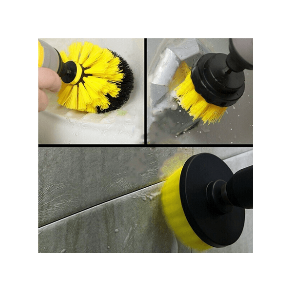 Βούρτσες Καθαρισμού για Δραπάνο 3τμχ - Κίτρινο