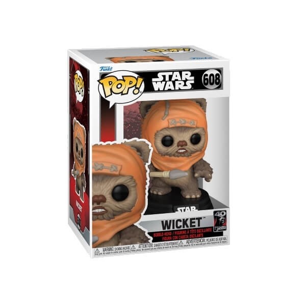 Funko POP Movies Star Wars - Wicket 608 Bobble-Head