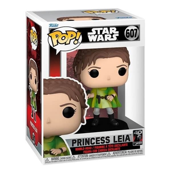 Funko POP Movies Star Wars - Princess Leia 607 Bobble-Head