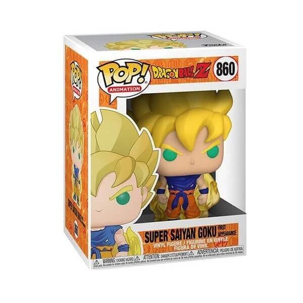 Funko POP Animation Dragon Ball Z - Super Saiyan Goku First Appearance 860 Vinyl Figure