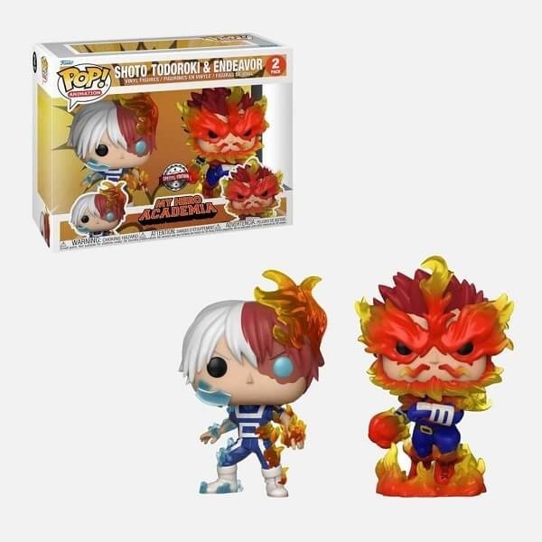 Funko POP Animation My Hero Academia - Todoroki & Endeavor 2-pack Vinyl Figures Special Edition Exclusive