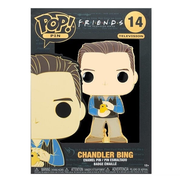 Funko Pop Pins Television Friends - Chandler Bing 14 Large Enamel Pin