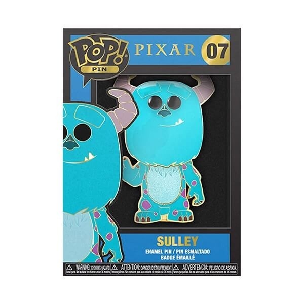 Funko Pop Pins Disney Pixar Monsters, Inc. - Sulley 07 Large Enamel Pin
