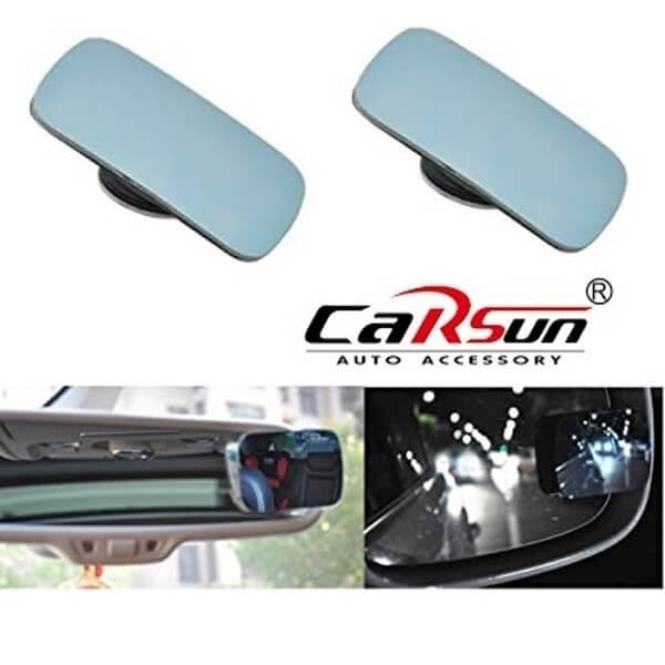 Παραλληλόγραμμος Καθρέφτης αυτοκινήτου για τις νεκρές γωνίες Σετ 2 τεμαχίων