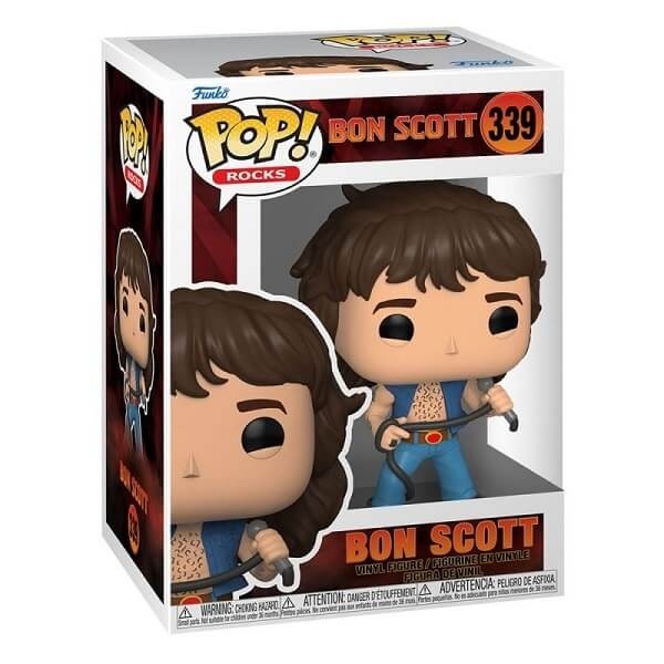 Funko POP Rocks Bon Scott - Bon Scott 339 Vinyl Figure
