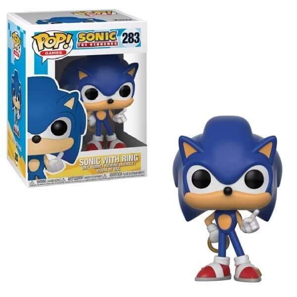 Funko POP Games Sonic the Hedgehod - Sonic with Ring 283 Vinyl Figure