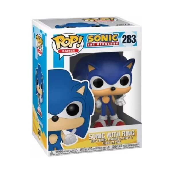 Funko POP Games Sonic the Hedgehod - Sonic with Ring 283 Vinyl Figure