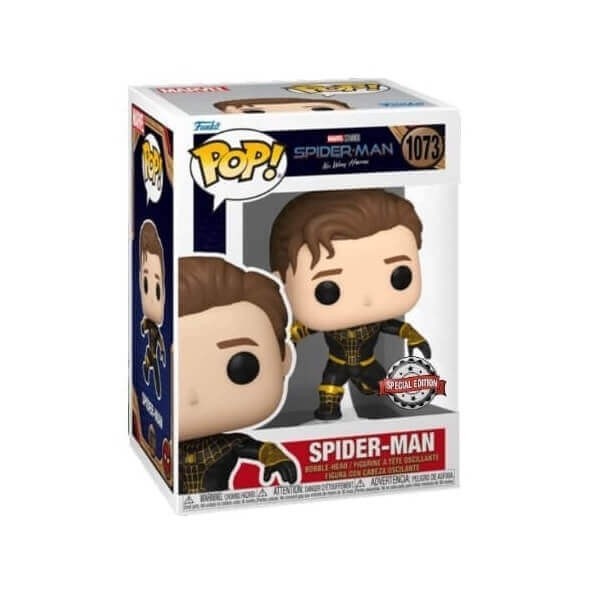 Funko POP Movies Spider Man No Way Home - Spider-Man 1073 Bobble-Head Special Edition Exclusive 