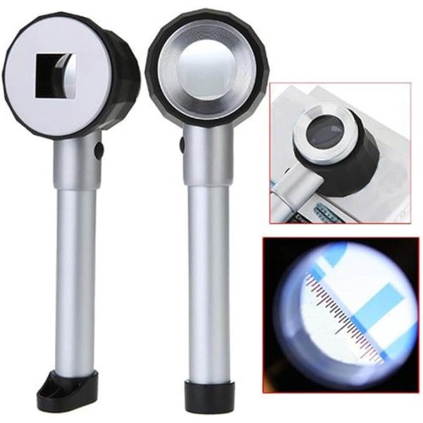 Μεγεθυντικός Φακός - Λούπα Κοσμημάτων 10x με φωτισμό LED και λαβή