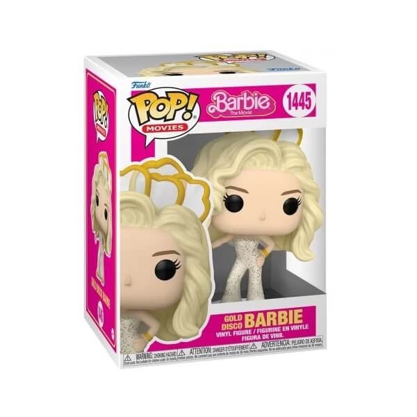 Funko POP Movies Barbie the Movie - Gold Disco Barbie 1445 Vinyl Figure