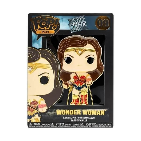 Funko Pop Pins Heroes Justice League - Wonder Woman 09 Large Enamel Pin