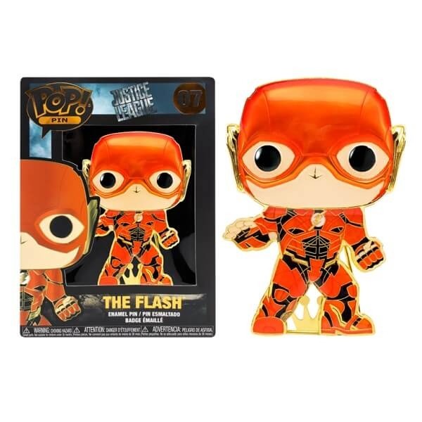 Funko Pop Pins Heroes Justice League - The Flash 07 Large Enamel Pin