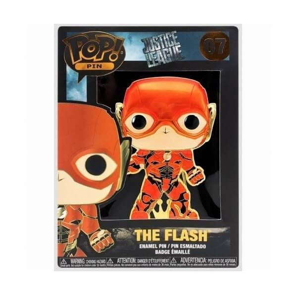 Funko Pop Pins Heroes Justice League - The Flash 07 Large Enamel Pin