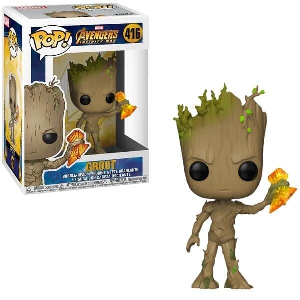 Funko POP Marvel Avengers Infinity War - Groot 416 Bobble-Head